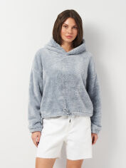 Акція на Худі жіноче H&M 0990803_гол M Блакитне від Rozetka