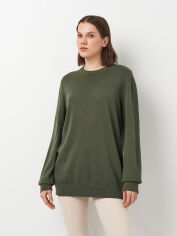 Акція на Джемпер жіночий H&M 0564358_хакі L Хакі від Rozetka