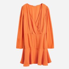 Акція на Сукня коротка літня жіноча H&M 1113789wer L Помаранчева від Rozetka