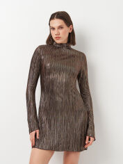 Акція на Сукня жіноча Boohoo GZZ76153 40 Коричнева від Rozetka