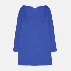 Акція на Плаття коротке літнє жіноче H&M 1130051 2XL Синє від Rozetka