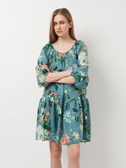 Акція на Сукня коротка літня жіноча H&M 1012975 XS Блакитна від Rozetka