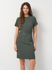 Акція на Сукня коротка літня жіноча H&M 1144594 46 Хакі від Rozetka
