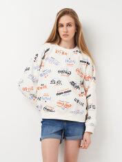 Акція на Світшот оверсайз жіночий H&M 1139235_мол L Молочний від Rozetka