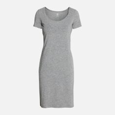 Акція на Сукня-футболка коротка літня жіноча H&M XAZ133431AOJA M Сіра від Rozetka