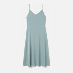 Акція на Сукня міді літня жіноча H&M XAZ380318MSVK M Блідо-м'ятна від Rozetka