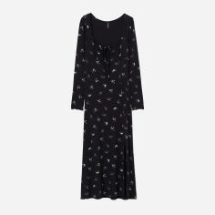 Акція на Плаття-футболка міді жіноче H&M XAZ443284TLHY XS Чорне від Rozetka
