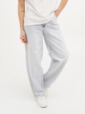 Акція на Джинси Baggy жіночі EQUILIBRI W568 008 000-59 26 Light blue від Rozetka