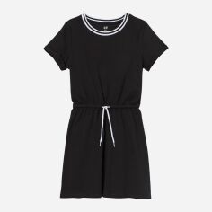 Акція на Підліткова сукня для дівчинки H&M 7110481kwer 170 см Чорна від Rozetka