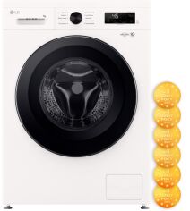 Акція на Пральна машина вузька LG F2Y1HS6W від Rozetka