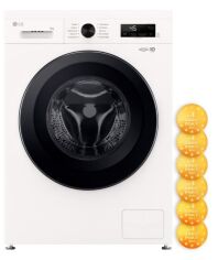 Акція на Пральна машина вузька LG F2Y1NS6W від Rozetka