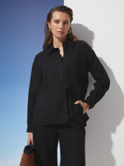 Акція на Сорочка жіноча Seventeen 2279.6340 2XL-3XL Чорна від Rozetka