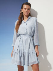 Акція на Плаття коротке літнє жіноче Seventeen 2290.6354 2XL-3XL Блакитне від Rozetka