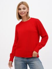Акція на Джемпер жіночий EQUILIBRI W345 014 000 One Size Червоний від Rozetka