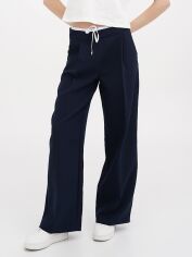 Акція на Штани жіночі EQUILIBRI W466 029 000-1592 M Navy blue від Rozetka