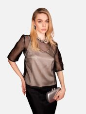 Акція на Блузка жіноча EQUILIBRI W491 056 100-3 L Black від Rozetka