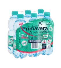 Акція на Упаковка мінеральної слабогазованої води Primavera 0.5 л х 6 шт від Rozetka