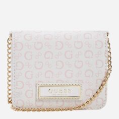 Акція на Сумка крос-боді через плече жіноча маленька Guess 798068057 Біла від Rozetka