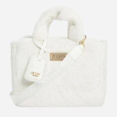 Акція на Сумка крос-боді через плече чоловіча Guess 41201913 Біла від Rozetka