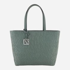 Акція на Сумка шопер жіноча Armani Exchange 780504052 Зелена від Rozetka
