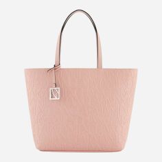 Акція на Сумка шопер жіноча Armani Exchange 193166071 Рожева від Rozetka