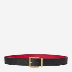 Акція на Ремінь жіночий з натуральної шкіри Ralph Lauren 338223563 XL (121,5 см) Чорний/Червоний ( 1159828732) від Rozetka