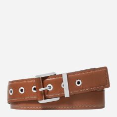 Акція на Ремінь чоловічий з натуральної шкіри Michael Kors 451840775 M (103,5 см) Коричневий ( 1159829108) від Rozetka