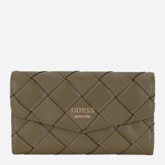 Акція на Гаманець жіночий для карток Guess 466374488 Зелений від Rozetka