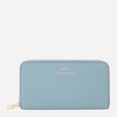 Акція на Гаманець жіночий для карток Armani Exchange 483178429 Блакитний від Rozetka