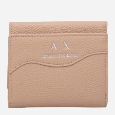 Акція на Гаманець жіночий для карток Armani Exchange 290650332 Бежевий від Rozetka