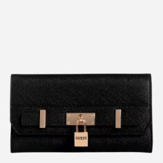 Акція на Гаманець жіночий для карток Guess 825857656 Чорний від Rozetka