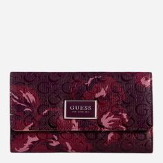 Акція на Гаманець жіночий для карток Guess 434762462 Бордовий від Rozetka