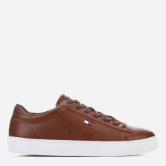 Акція на Чоловічі кеди низькі Tommy Hilfiger 956740588 42 Коричневі від Rozetka