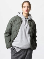 Акція на Куртка демісезонна жіноча UNIQLO 424499909 L Зелена від Rozetka