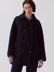 Акція на Пальто осіннє коротке жіноче Uniqlo 486476125 L Синє ( 1159828550) від Rozetka