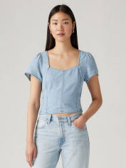 Акція на Топ жіночий Levi's 127139896 2XL Блакитний ( 1159830047) від Rozetka