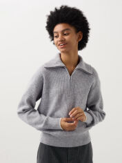 Акція на Джемпер жіночий UNIQLO 283793931 S Сірий від Rozetka
