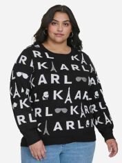 Акція на Джемпер жіночий Karl Lagerfeld 437981469 2X Чорний ( 1159830269) від Rozetka
