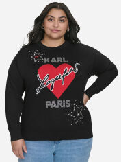 Акція на Джемпер жіночий Karl Lagerfeld 575960191 0X Чорний ( 1159830061) від Rozetka