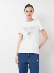 Акція на Футболка бавовняна жіноча Guess 11461.2 S Біла від Rozetka