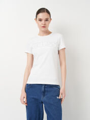 Акція на Футболка бавовняна жіноча Guess 11464.2 S Біла від Rozetka