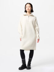 Акція на Сукня міді зимова жіноча Uniqlo 64368570 M Молочна від Rozetka