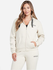 Акція на Толстовка на блискавці жіноча Guess 63272744 L Молочна від Rozetka