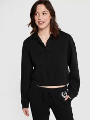 Акція на Світшот жіночий Victoria's Secret 693132468 XL Чорний від Rozetka