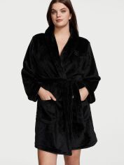 Акція на Халат жіночий Victoria's Secret 929142118 M/L Чорний від Rozetka