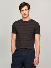 Акція на Футболка бавовняна довга чоловіча Tommy Hilfiger 762081995 M Коричнева від Rozetka