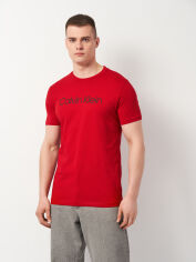 Акція на Футболка бавовняна чоловіча Calvin Klein Jeans 11449.4 M Червона від Rozetka