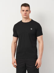 Акція на Футболка бавовняна чоловіча Calvin Klein Jeans 11452.1 XL Чорна від Rozetka