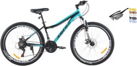 Акція на Набір Велосипед Ardis Cleo 26" 17" 2023 Чорний (0146-Ч-17) + Окуляри спортивні RockBros Polarized UV400 5 лінз велосипедні Чорні від Rozetka