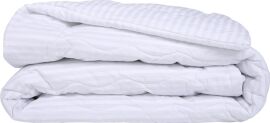 Акція на Набір MirSon №195 Сolor Fun Line 17-0605 Stripe White Ковдра Зимова Двоспальна 172х205 Silk + Дві наволочки 50х70 від Rozetka